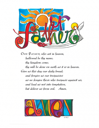 Prayer Card: The Lord's Prayer