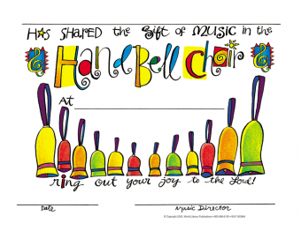 Certificate-Handbell Choir
