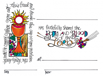 Certificate-Minister of Holy Communion