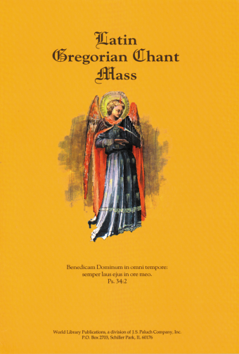 Latin Gregorian Chant Mass Choir Score
