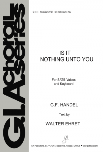 Is It Nothing unto You