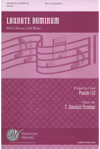 Laudate Dominum (SSA)