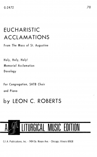 Eucharistic Acclamations