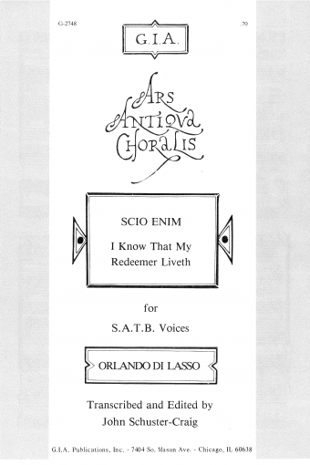 Scio enim