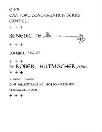 Benedicite