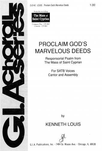 Proclaim God’s Marvelous Deeds