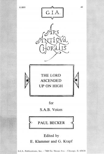 The Lord Ascended Up on High