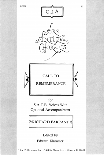 Call to Remembrance