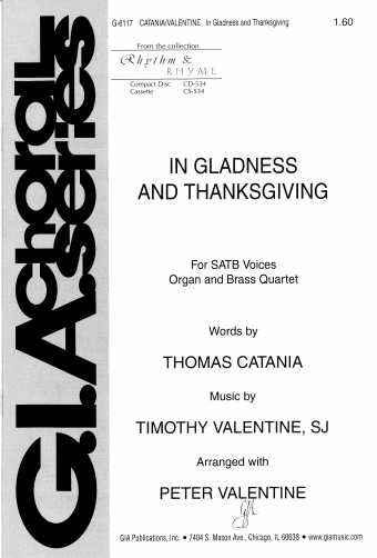 In Gladness and Thanksgiving