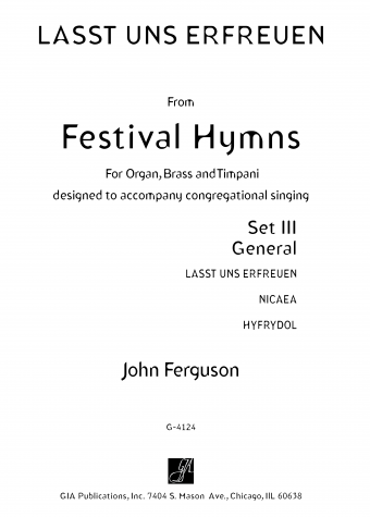 Festival Hymns Set III Lasst Uns Erfreuen  - Download