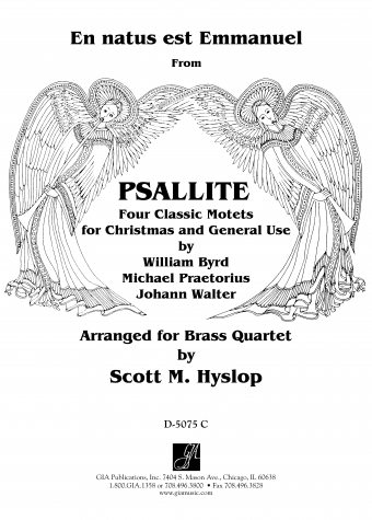 Psallite: Four Classic Motets: En natus est Emmanuel | Download Edition