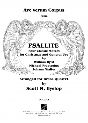 Psallite: Four Classic Motets: Ave verum Corpus | Download Edition