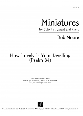 Miniatures for Solo Instrument and Piano: How Lovely Is Your Dwelling (Psalm 84) | Download Edition