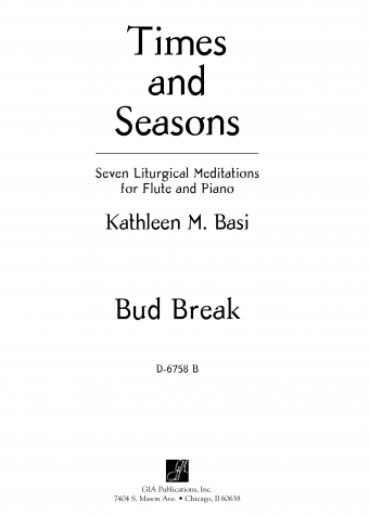 Times and Seasons: Bud Break | Download Edition