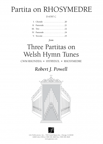 Three Partitas on Welsh Hymn Tunes: Partita on RHOSYMEDRE | Download Edition