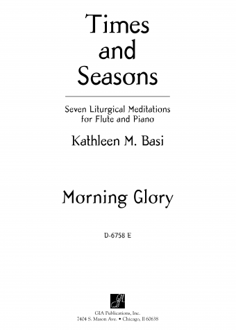 Times and Seasons: Morning Glory | Download Edition