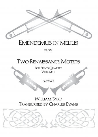 Two Renaissance Motets Brass Qrt, Vol 1: Emendemus in melius | Download Edition