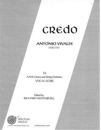 Credo (Vocal Score)