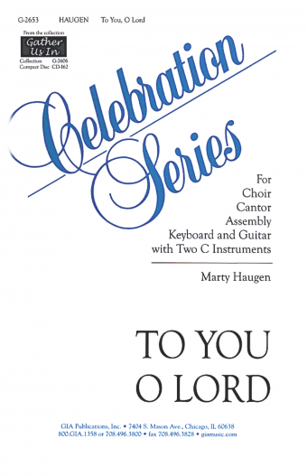 To You, O Lord