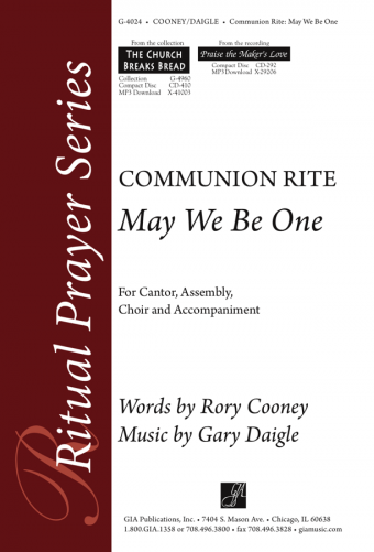 May We Be One - Instrument edition