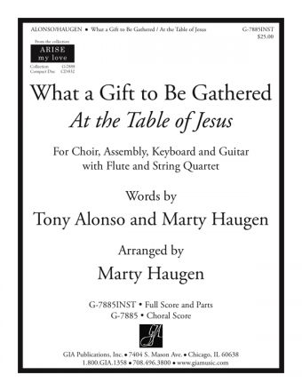 What a Gift to Be Gathered - Full Score and Parts