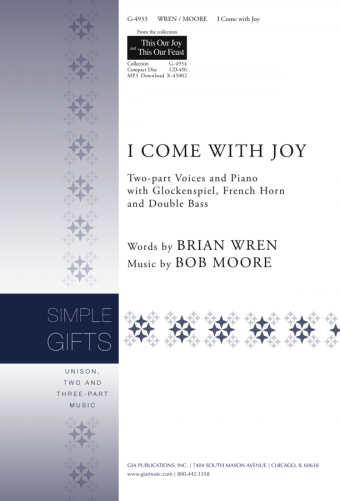 I Come with Joy - Instrument edition