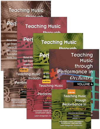 Teaching Music through Performance in Orchestra - Volumes 1–4: Books and CDs Bundle