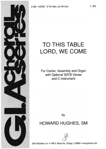 To This Table, Lord, We Come