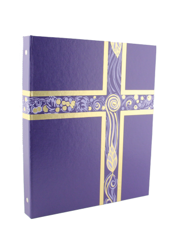 Ceremonial Binder Series 1 - Royal Purple/Violet with GOLD FOIL