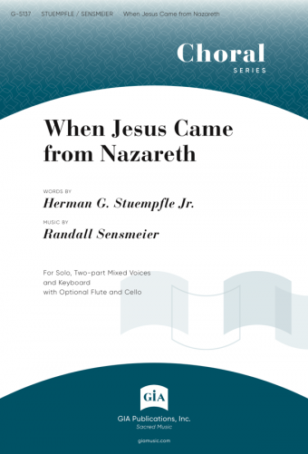 When Jesus Came from Nazareth
