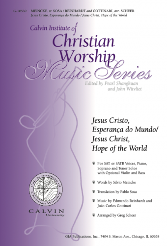 Jesus Cristo, Esperança do Mundo / Jesus Christ, Hope of the World - Instrument edition