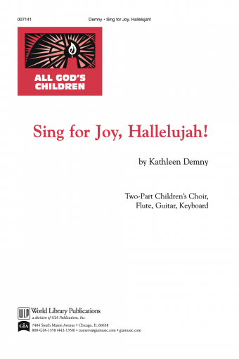 Sing for Joy, Hallelujah!