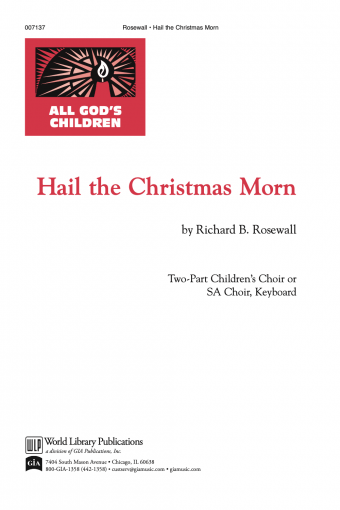 Hail the Christmas Morn