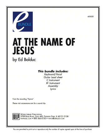 At the Name of Jesus - Bundle