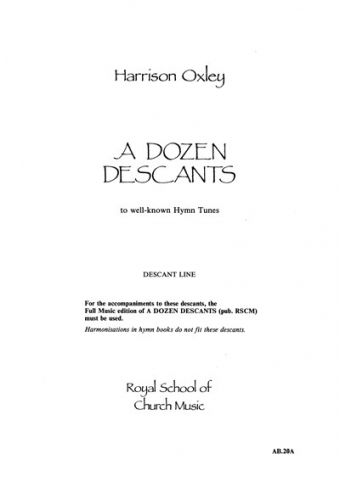 A Dozen Descants - descant line only