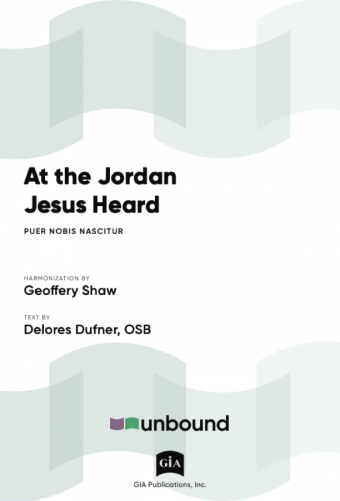 At the Jordan Jesus Heard