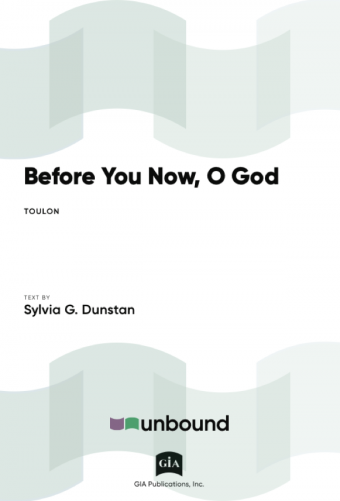 Before You Now, O God