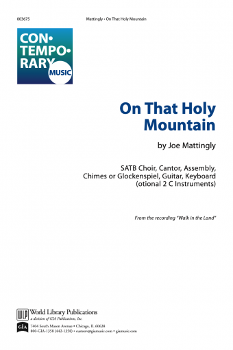 On That Holy Mountain