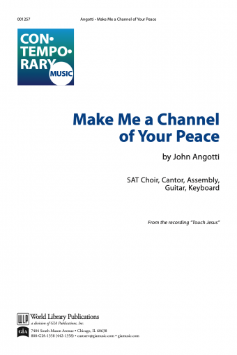 Make Me a Channel of Your Peace