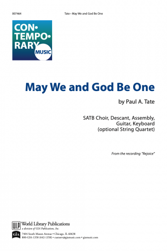 May We and God Be One - String Quartet Parts