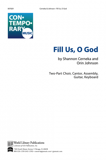 Fill Us, O God