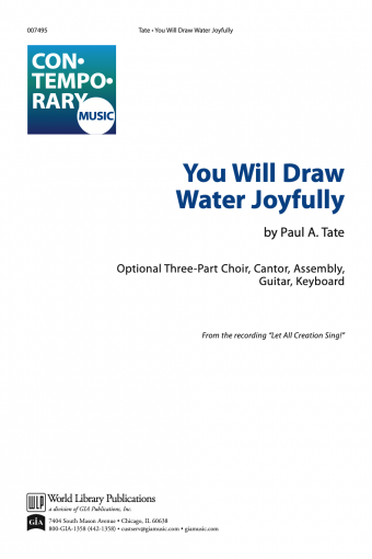 You Will Draw Water Joyfully