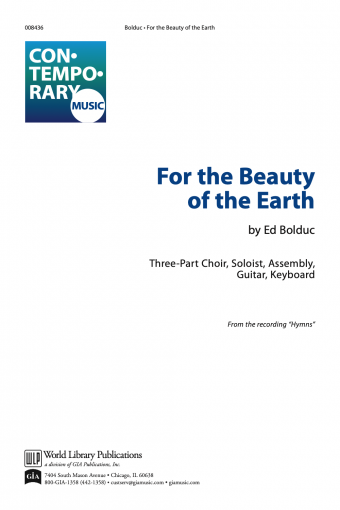 For the Beauty of the Earth