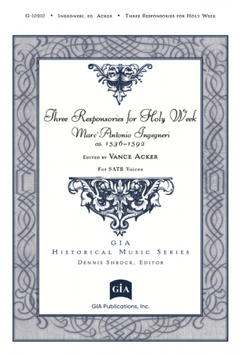 Three Responsories for Holy Week