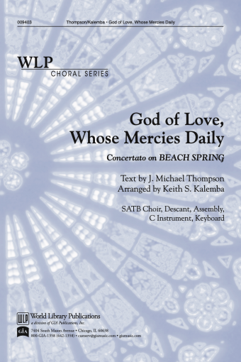 God of Love, Whose Mercies Daily - C Instrument Edition