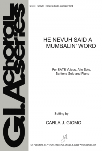 He Nevuh Said A Mumbalin' Word
