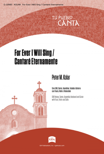 For Ever I Will Sing / Cantaré Eternamente - Guitar edition