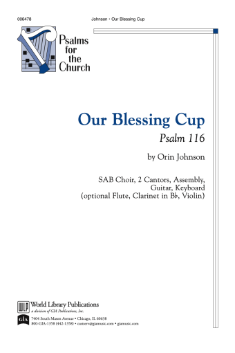 Our Blessing Cup - Instrumental Edition