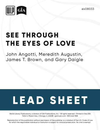 See Through the Eyes of Love - Lead Sheet | Download Edition