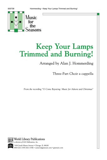 Keep Your Lamps Trimmed and Burning